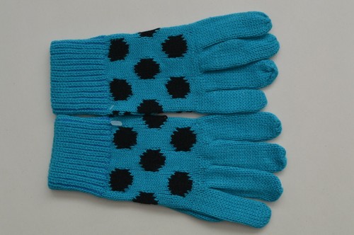 Girls winter gloves - gloves, sky