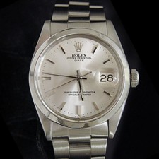 Mens Rolex Date Stainless