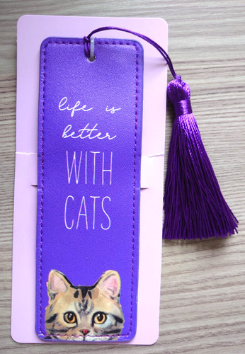 Book mark cats - book,