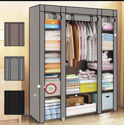 Canvas fabric wardrobe - canvas,