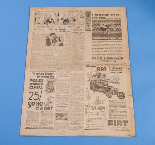 Vintage daily mail newspaper - -,