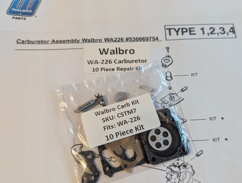 Walbro 226 carburetor - walbro, 10