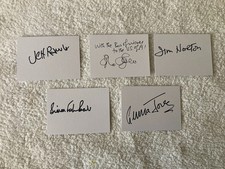 HARRY POTTER Job Lot Signed White Cards Collection  Autographed