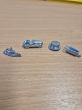 Vintage Metal Monopoly Pieces