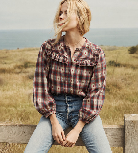 Brora ruffle collar - collar, check