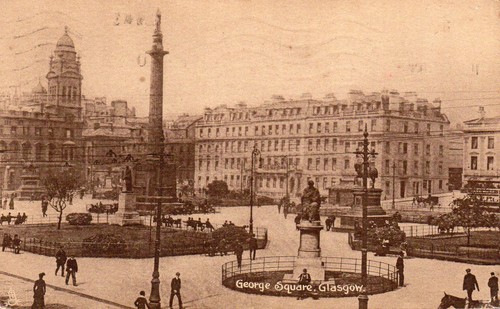 Scottish postcard george - postcard, |