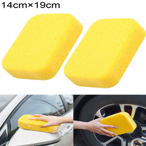 2pcs car washing sponge - car, block