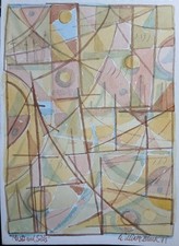 20th C vintage abstract