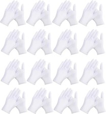 12 Pairs 100% White Cotton