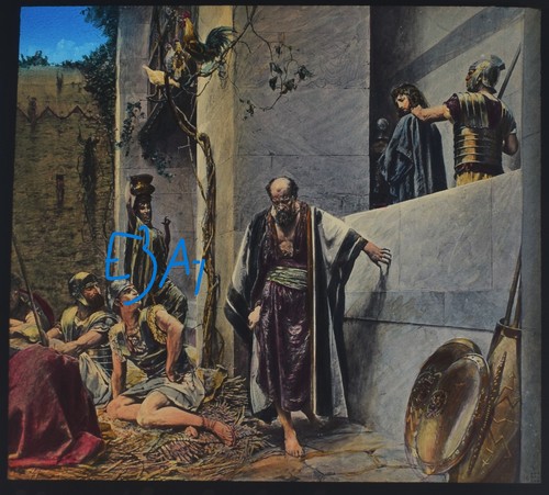 Peter denies jesus c1900 - peter,