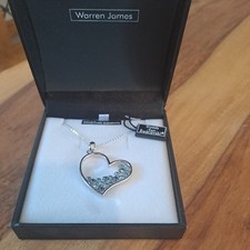 Silver Tone Heart Pendant