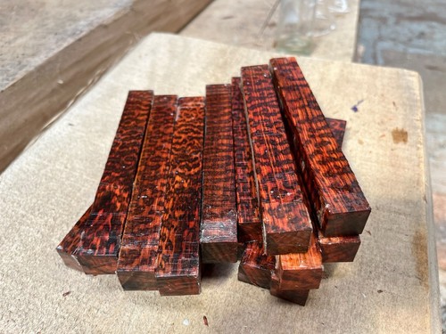 Snakewood pen blank - x,