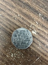 2006 victoria cross 50p - cross, coin