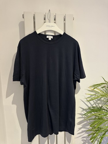 Sunspel navy classic cotton - xl,