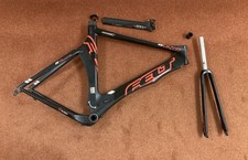 FELT Time Trial Triathlon TT Bike Carbon Frameset Frame Fork 54cm 700c Rim Brake