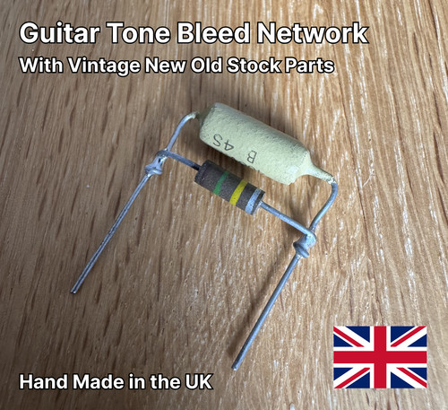 Guitar tone bleed - bleed, capacitor