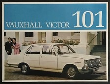 VAUXHALL VICTOR 101 SALOON & ESTATE Car Sales Brochure OCT 1965-66 #V1618/10/65