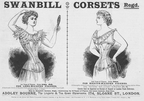 Swanbill corsets antique - swanbill,