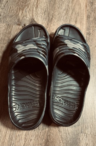 Hoka ora recovery slides black - ora,