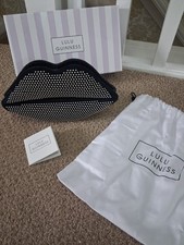  Lulu Guinness Black Snakeskin