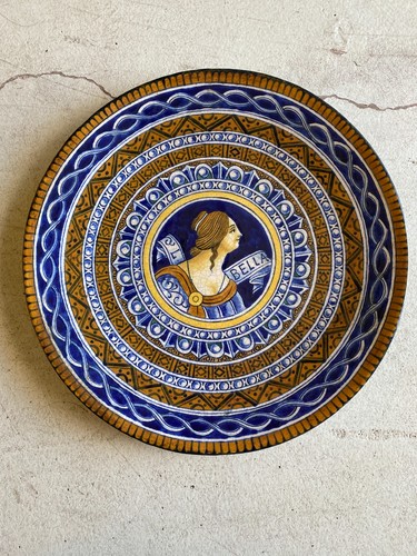 Large antique majolica - antique,