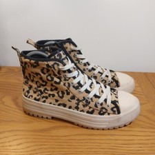 Zara Leopard Print High Top