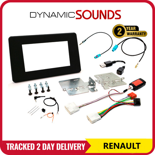 Double din fitting kit - fitting, with