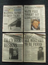 ' Evening Standard ' Original Newspaper from  1960's/2000's - Your Birthday ?