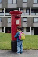 716050 Leaning Against Letterbox A4 Photo Print