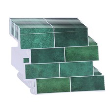 Self Adhesive Tile Stickers For Kitchen Backsplash Bathroom 3D Sticky Wall Tiles
