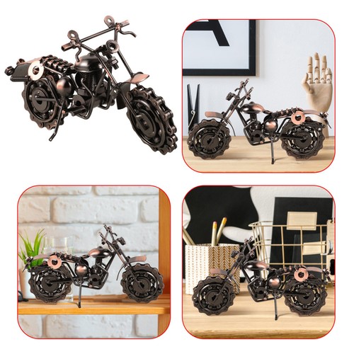 Motorbike sculpture vintage - motorbike,