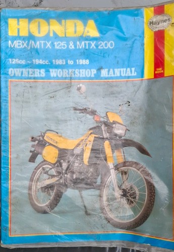 Honda mbx mtx - 200, haynes