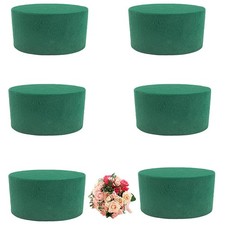6 Pcs Round Floral Foam Blocks