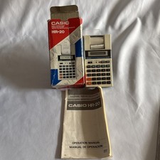 Rare Vintage Casio HR-20 Mini Printing Calculator