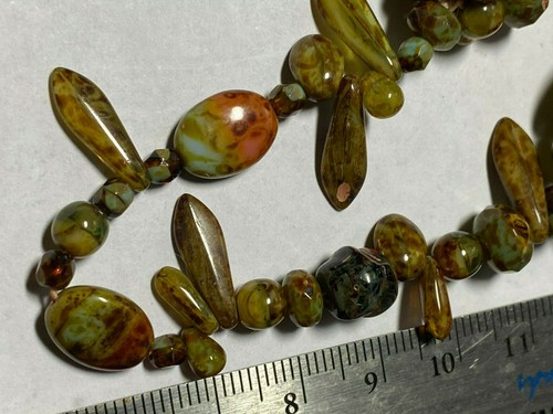 Czech picasso beads loose - czech,