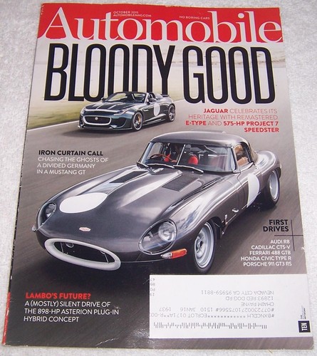 Automobile magazine october - automobile,