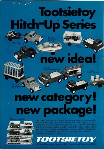 1969 advert tootsietoy toy - advert,