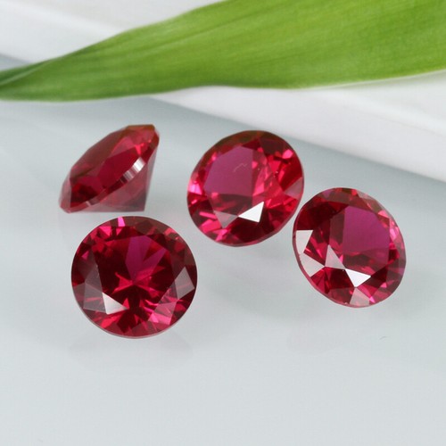 Rose red 2mm round - red,
