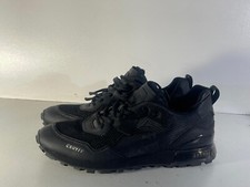 Cruyff Mens Trainers Size 8(42)Used Black Lace Up Classic Gym Walking Shoes -E54