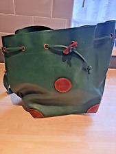 Vintage Green Delsey Bucket Bag - Used