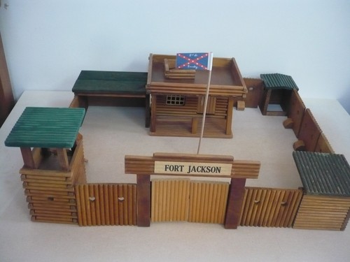 Wooden wild west fort jackson - wild,