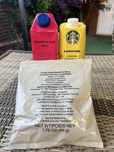 Starbucks strawberry acai set - starbucks,