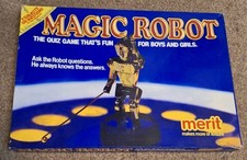 Vintage Magic Robot Game Classic Quiz Toy Original Box Collectible Retro freeP&P