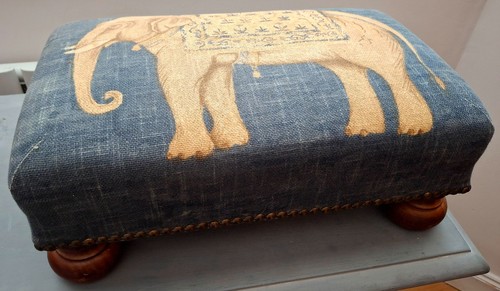 Vintage elephant linen