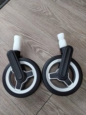  2 x SILVER CROSS WAYFARER FRONT WHEELS SILVER NEW & UNUSED SWIVEL FRONT WHEELS