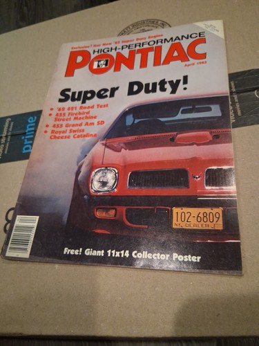 High performance pontiac april - performance,
