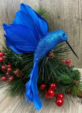Kingfisher Teal Blue Clip On