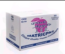 Pink Apple Plastic  Food Containers