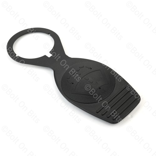 Black windscreen washer bottle - black,