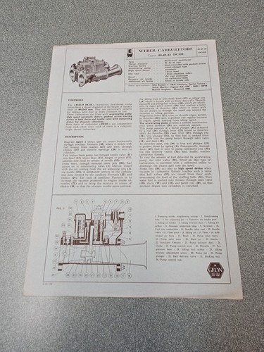 Weber carburetor 45 dcoe - carburetor,